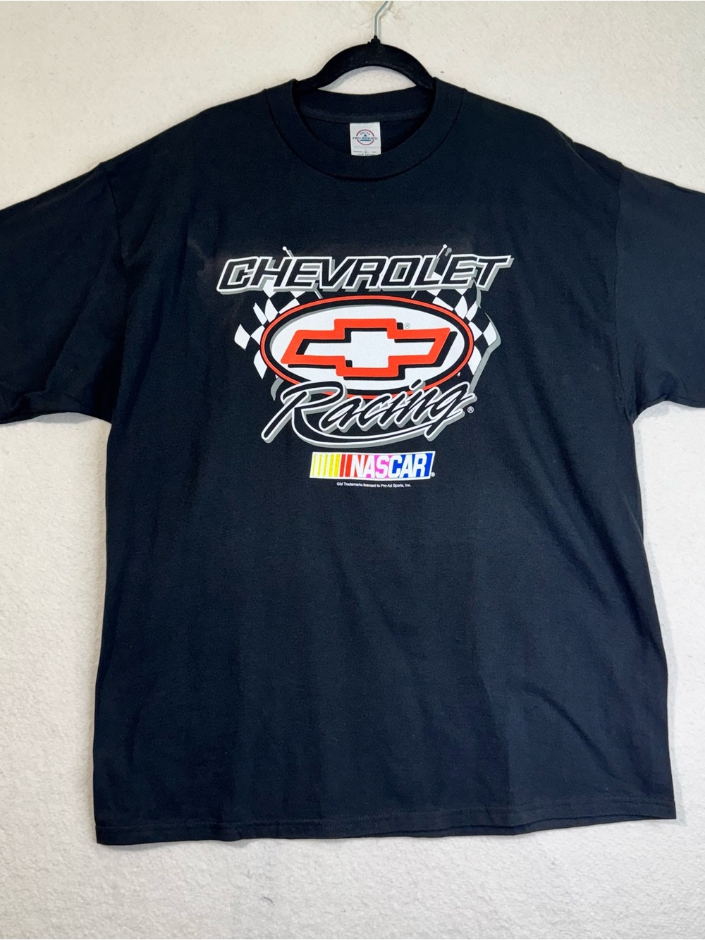Delta Black Chevrolet Racing Graphic Short Sleeve Shirt Red Chevy Bowtie NASCAR
